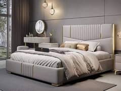 Bed / bed set / king size bed / double bed / poshish bed /side tables