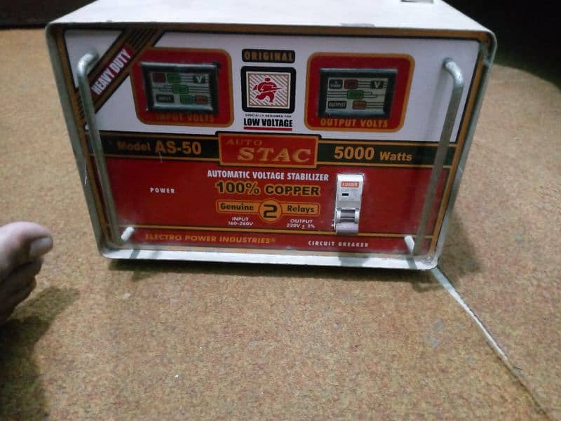 stac stabilizer 5000 watts in pure copper 5