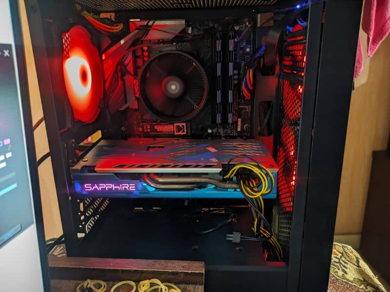 Budget Gaming PC Ryzen 2600 RX590 RGB Case 2