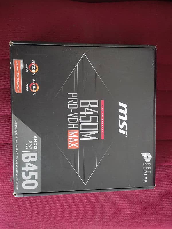 AMD MSI Gaming Motherboard B450 Brand New URGENT SALE -03334239020 1