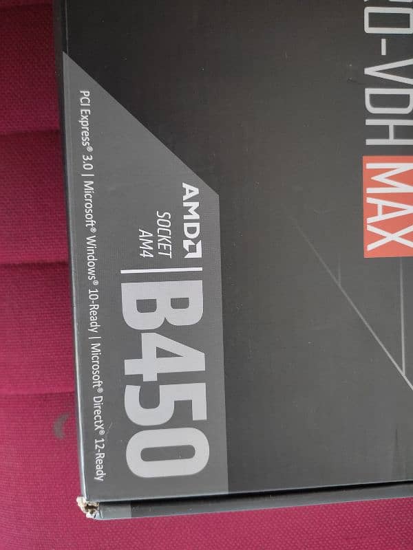 AMD MSI Gaming Motherboard B450 Brand New URGENT SALE -03334239020 2