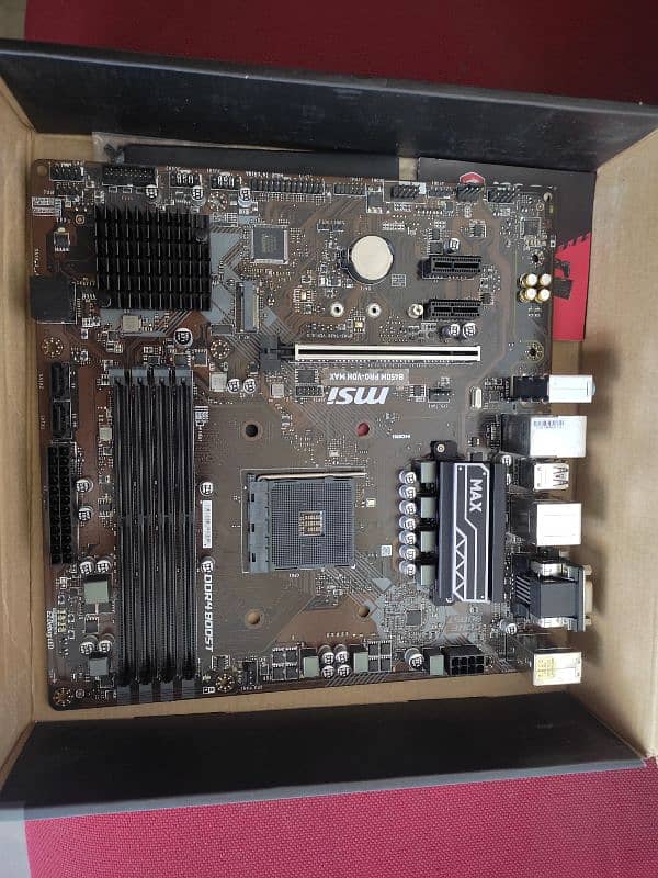 AMD MSI Gaming Motherboard B450 Brand New URGENT SALE -03334239020 8