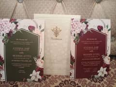 Customized Wedding Cards Invitations Flowers Bridal Cards