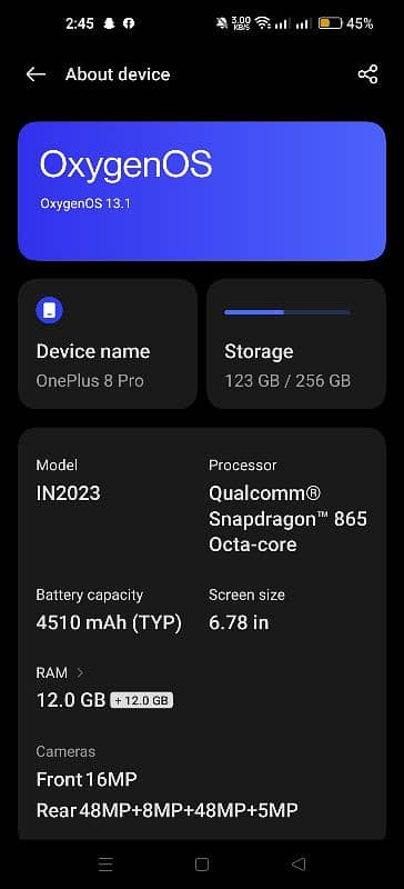 OnePlus 8 pro 3