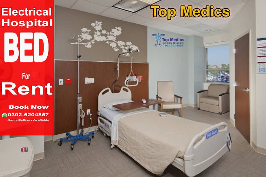 Electric Hospital beds On Rent  -ICU BED ON Rent Patient Bed for Rent 10