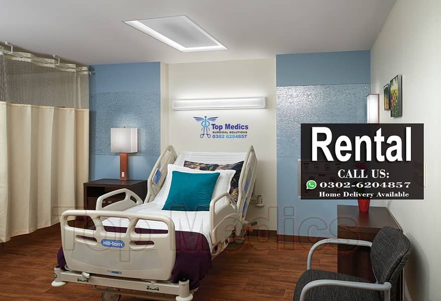 Electric Hospital beds On Rent  -ICU BED ON Rent Patient Bed for Rent 15