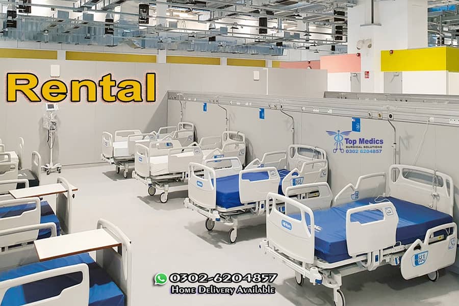 Electric Hospital beds On Rent  -ICU BED ON Rent Patient Bed for Rent 17