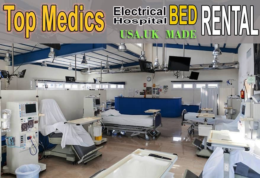 Electric Hospital beds On Rent  -ICU BED ON Rent Patient Bed for Rent 18