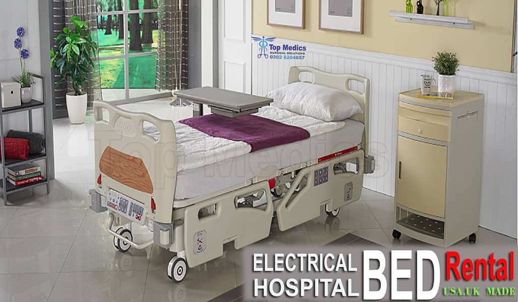 Electric Hospital beds On Rent  -ICU BED ON Rent Patient Bed for Rent 19