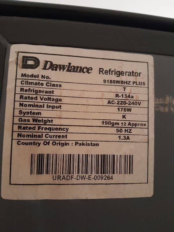 Dawlance Refrigerator for Sale 2