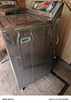 steel body washing machine Good Condition