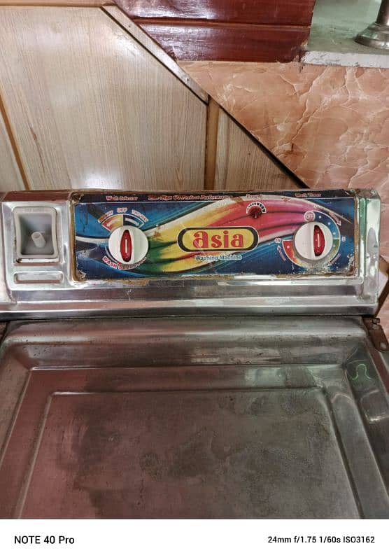 steel body washing machine Good Condition 3