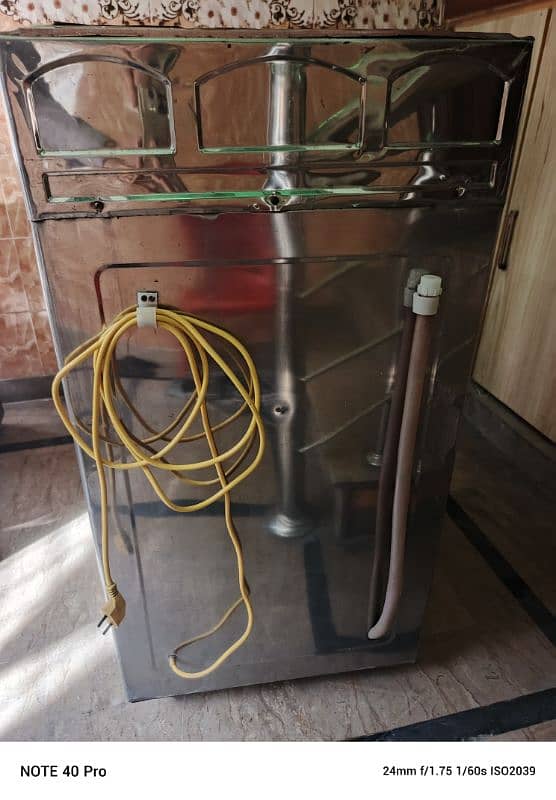 steel body washing machine Good Condition 5