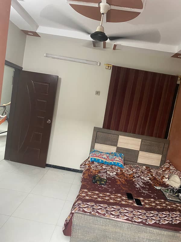 3 BED DD PORTION FOR SALE 2ND FLOOR ROAD FACING 2 BALCONIES KHATM E NABUWAT CHOWK 9