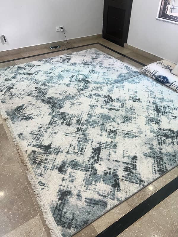 white Turkish carpet 1