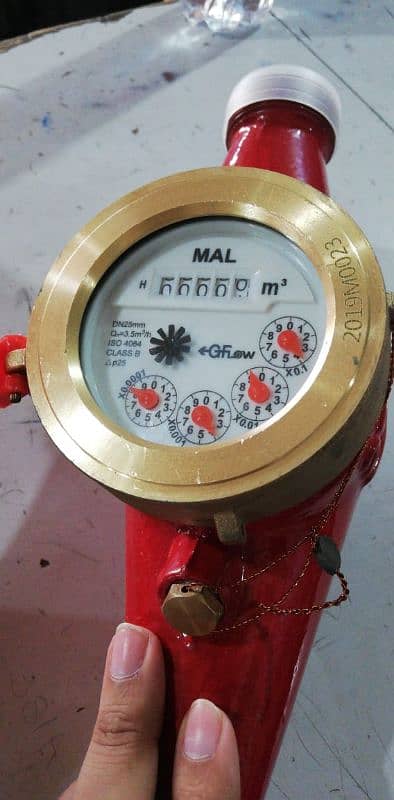 Hot water flow meter 10