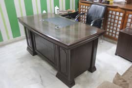 Office Desk ( 2 piece) Side Sofa