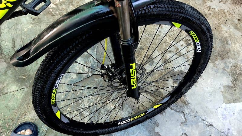 speed baby disc brakes and front ashokes   (   26") 4
