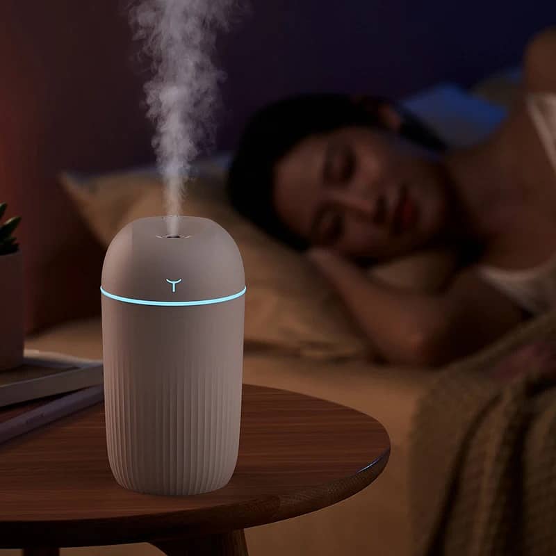 Portable USB Air Humidifier & Aroma Diffuser – Silent Mist & LED Light 5