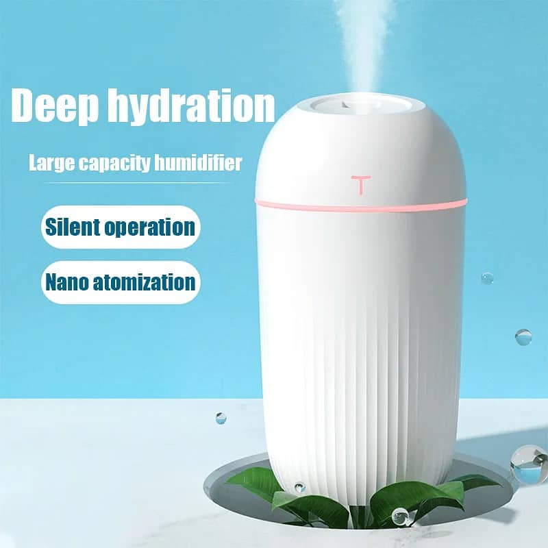 Portable USB Air Humidifier & Aroma Diffuser – Silent Mist & LED Light 6