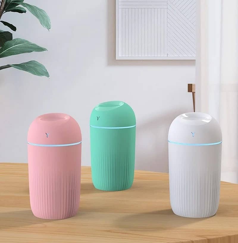 Portable USB Air Humidifier & Aroma Diffuser – Silent Mist & LED Light 7
