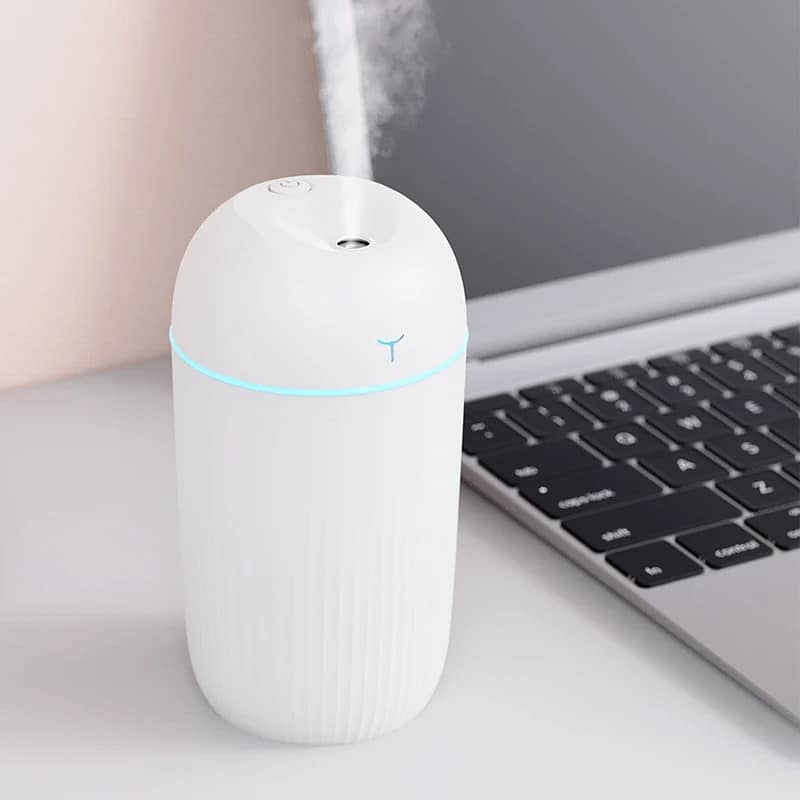 Portable USB Air Humidifier & Aroma Diffuser – Silent Mist & LED Light 8