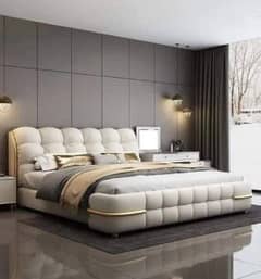 Bed / bed set / king size bed / double bed / poshish bed /side tables