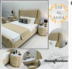 Bed / bed set / king size bed / double bed / poshish bed /side tables