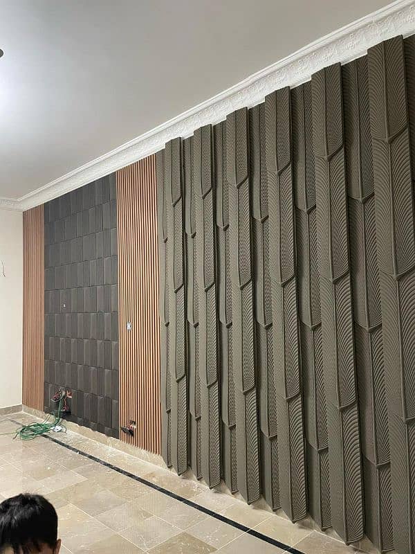 Media wall,ps panel,false ceiling,partition,roller blind,3d panel,fals 5