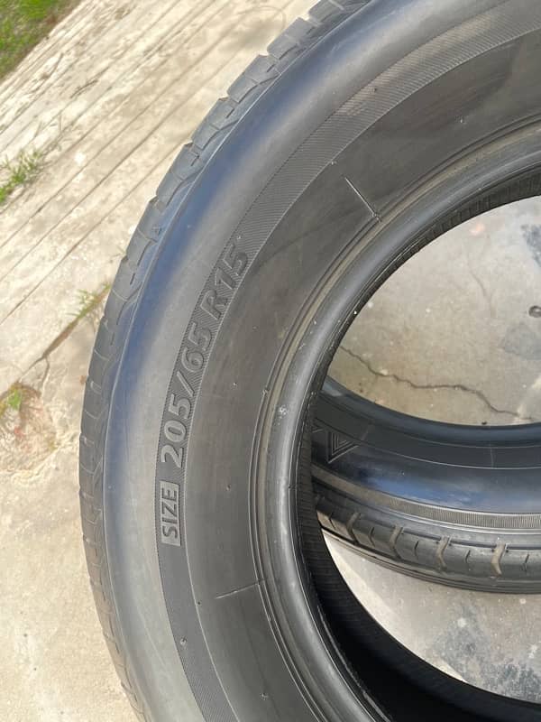 slightly used tyres (grande) 4