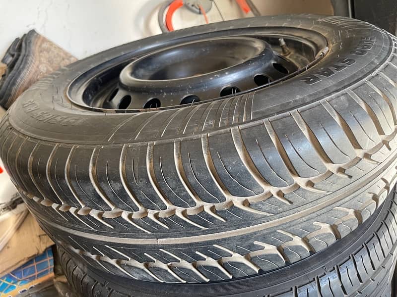 slightly used tyres (grande) 8