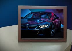 Vinyl Frame with a Stylish BMW Car Design – Ideal for Gaming setups