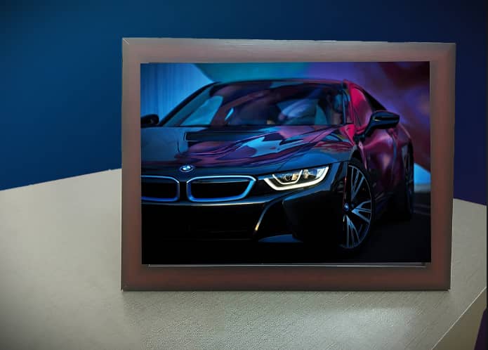 Vinyl Frame with a Stylish BMW Car Design – Ideal for Gaming setups 0