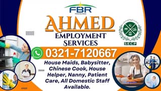 Maids / House Maids / Patient care/ nurse / Baby Sitter maid available