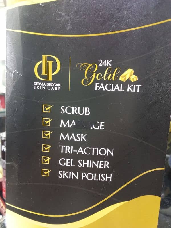 Facial Cream Complete Kit 24k gold Derma Deggar Eid special Facial set 2