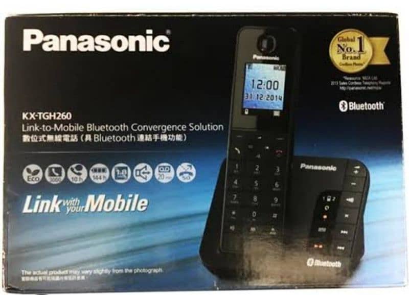 Panasonic Bluetooth Cordless Phone (KX-TGH260) Link to Mobile Bluetoth 3