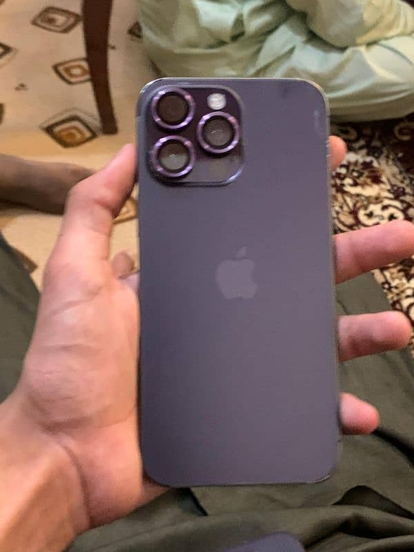 IPhone 14 Pro Max 256gb JV with box Deep Purple 4