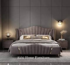 Bed / bed set / king size bed / double bed / poshish bed /side tables