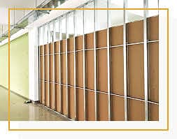 GYPSUM DRYWALL PARTITION / ALUMINIUM GLASS / CEMENTED BOARD PARTITION 3