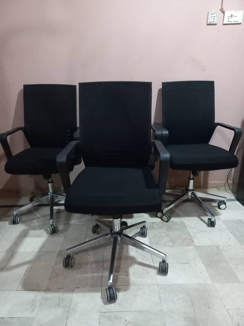 Slightly Use Imported Office Chairs Available 2