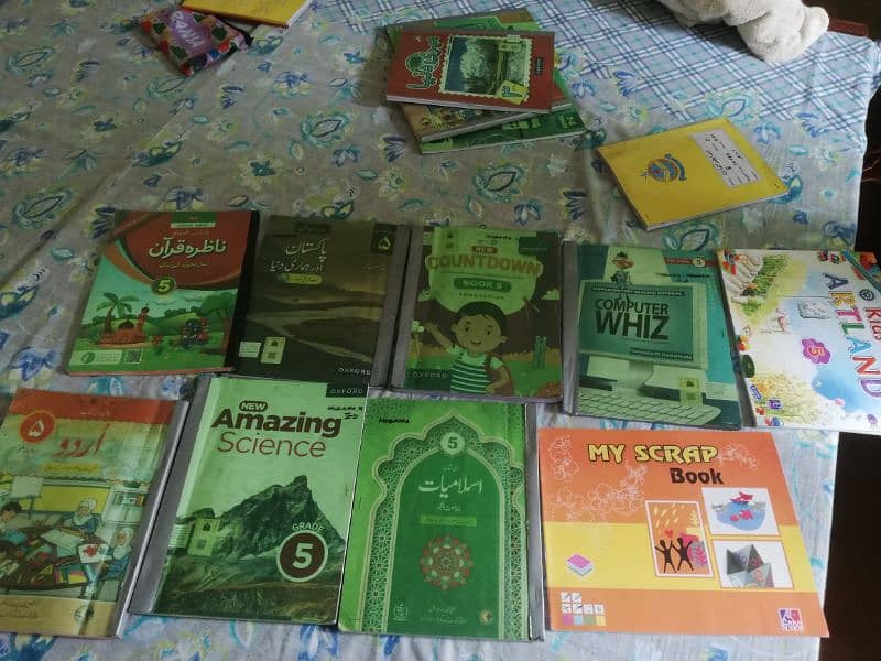 class 3 and 5 books for fazaia school 1