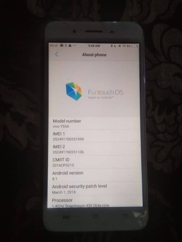 vivo 4 64 non pta par dual sim working ha 5