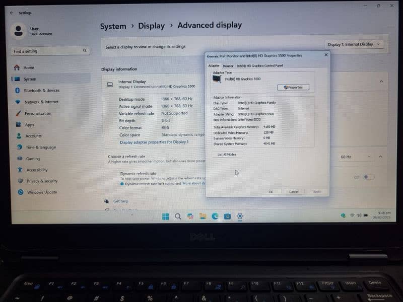 Dell latitude i5-5th Gen 8GB Ram 256GB Windows 11 & Office 2024 laptop 5