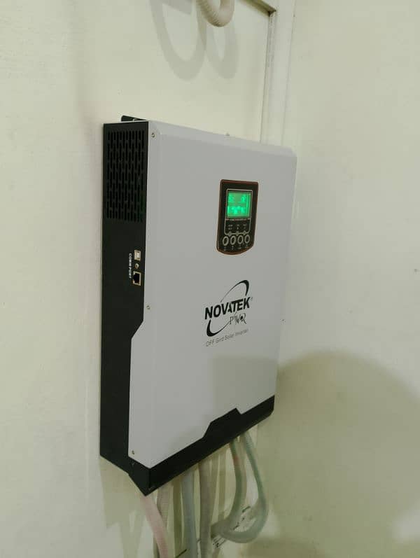 Novatek Off grid inverter + 4 panels 1