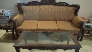 Chinioti sofa set 5 seater with tables