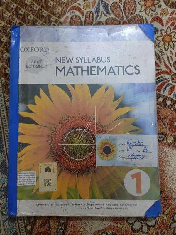 Oxford 7 edition new Syllabus Mathematics book 1 0