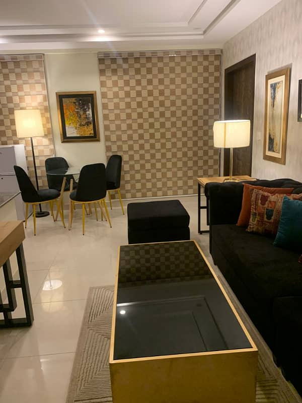 One Bed Furnished Apartment Available For Rent In Sector C Bahria Town Lahore 6