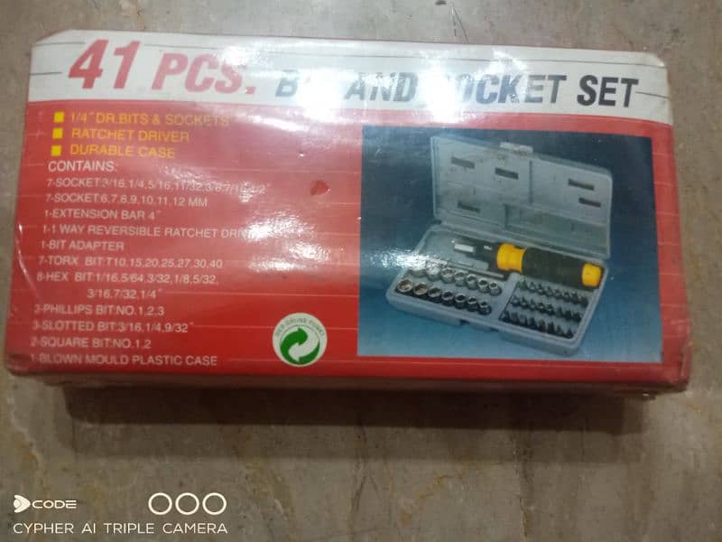 41pes Bit and socket set 1