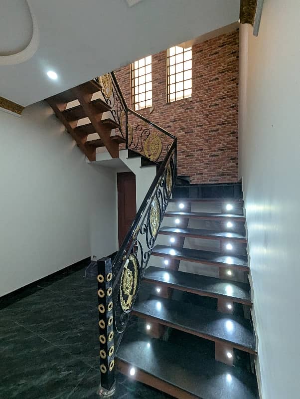 10 Marla Corner House Double Storey Spanish Style Stylish House Available For Sale In Tariq Garden Lahore With Original Pics 11