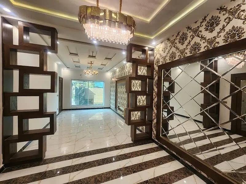 10 MARLA BRAND NEW FIRST ENTERY Latest Spanish Style House Double Storey Double Unit Available For Rent In Johar Town Lahore By Fast Property Services With Original Pics Full House Or Portion Both Available 1